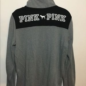 Victoria’s Secret PINK sweater grey and black$17